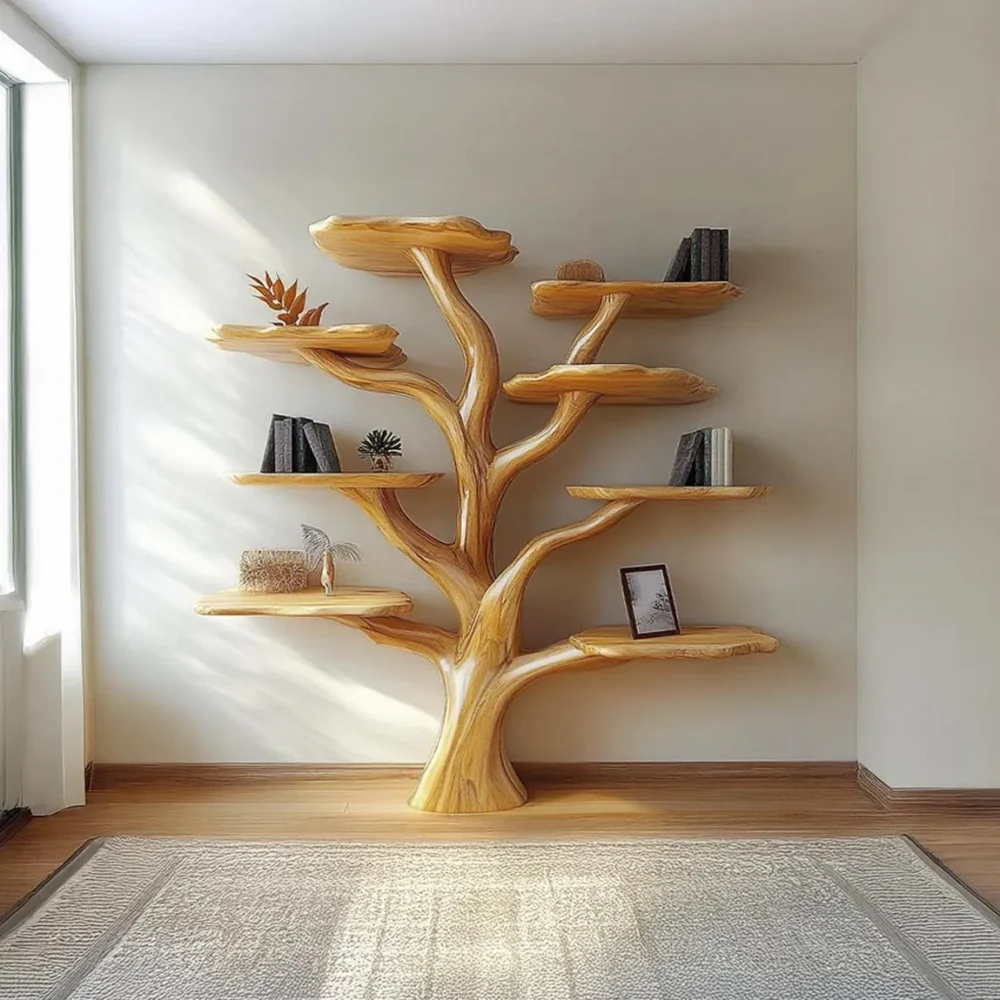 Atelier Arbor - Custom Tree-Shaped Bookshelf in Solid Wood