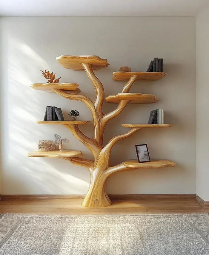 Atelier Arbor - Custom Tree-Shaped Bookshelf in Solid Wood