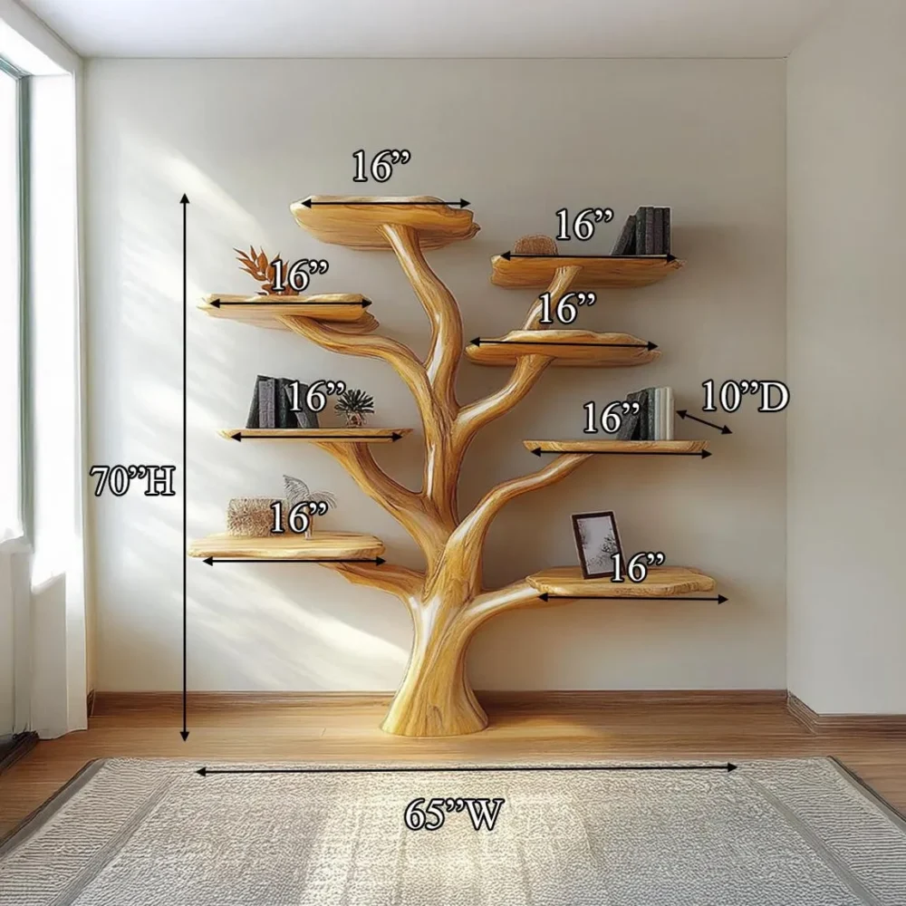 Atelier Arbor - Custom Tree-Shaped Bookshelf in Solid Wood - Image 4