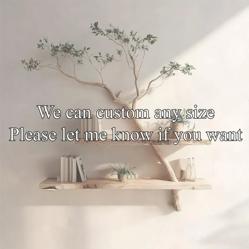 Tidewood Driftwood Tree Shelf - Floating Live-Edge Wall Book Rack - Image 2